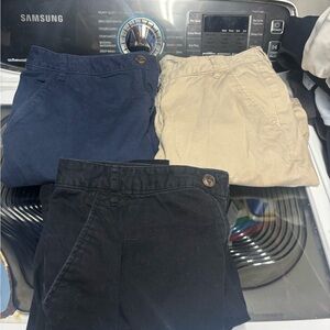 Old Navy Work Pants in Black, Navy, and Tan